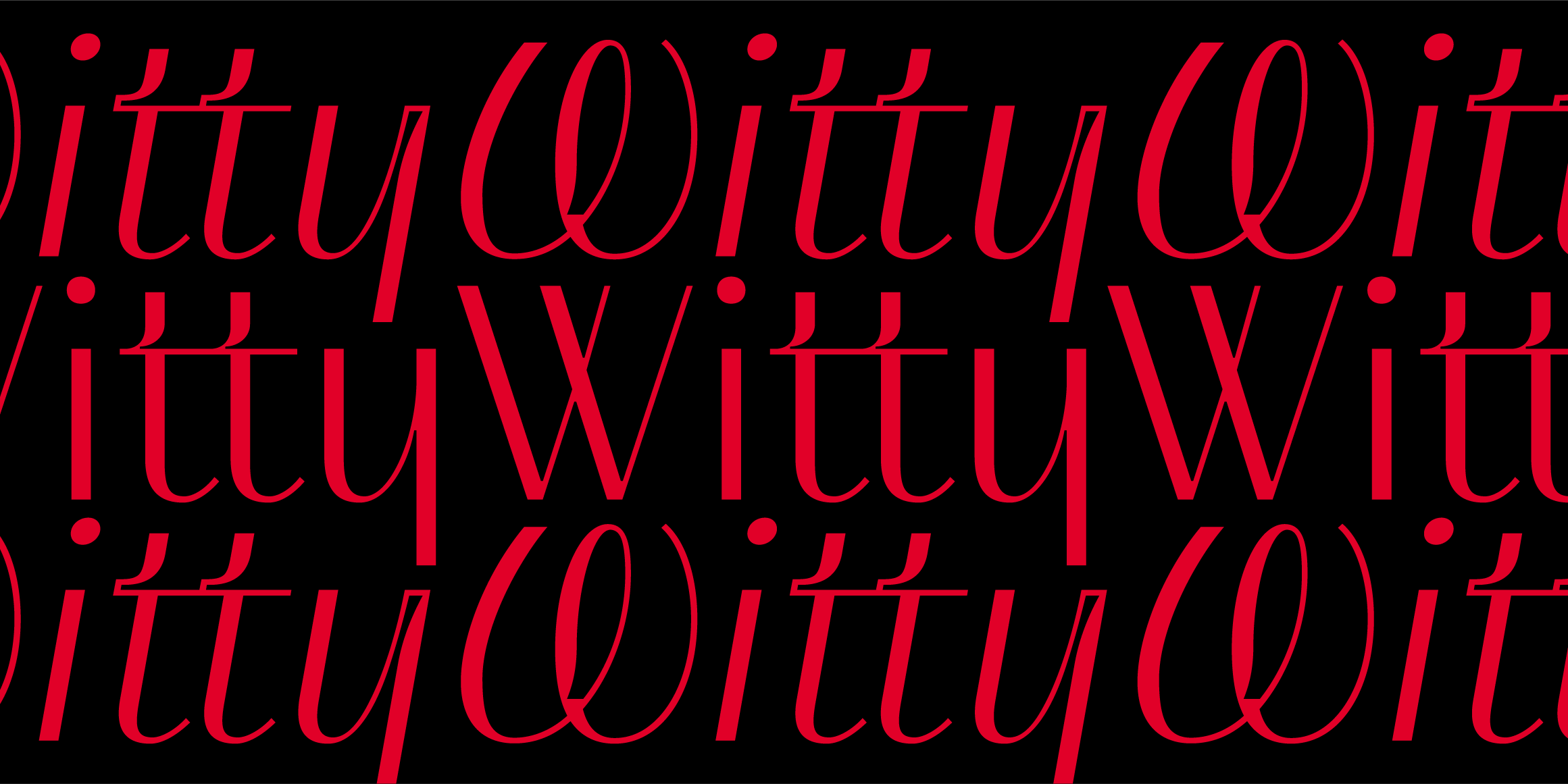 NU 하바네라 font in use