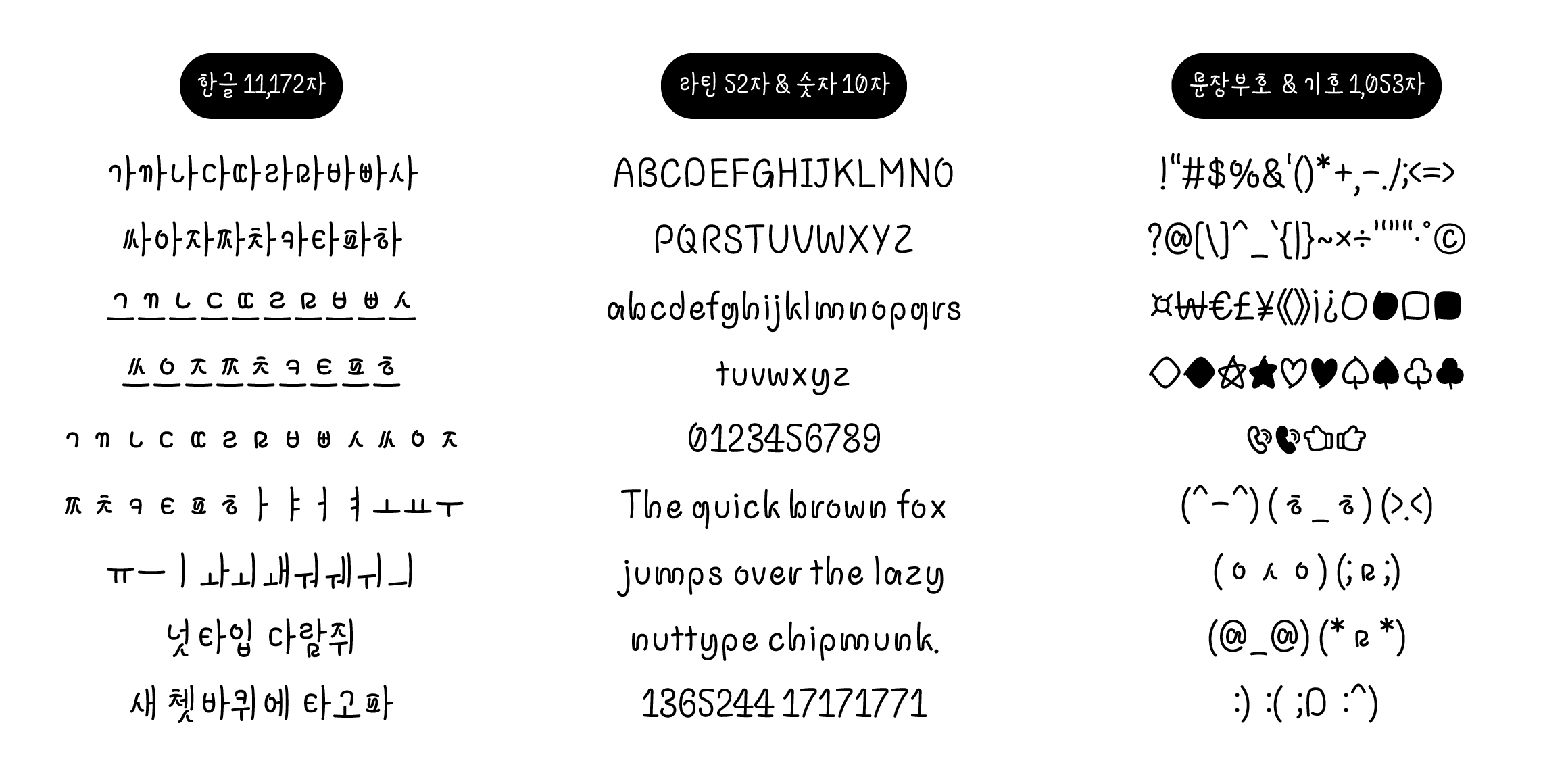 nut식집사람지 font in use