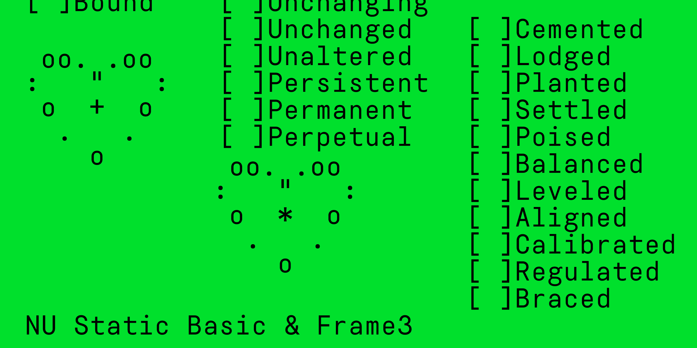 null font in use