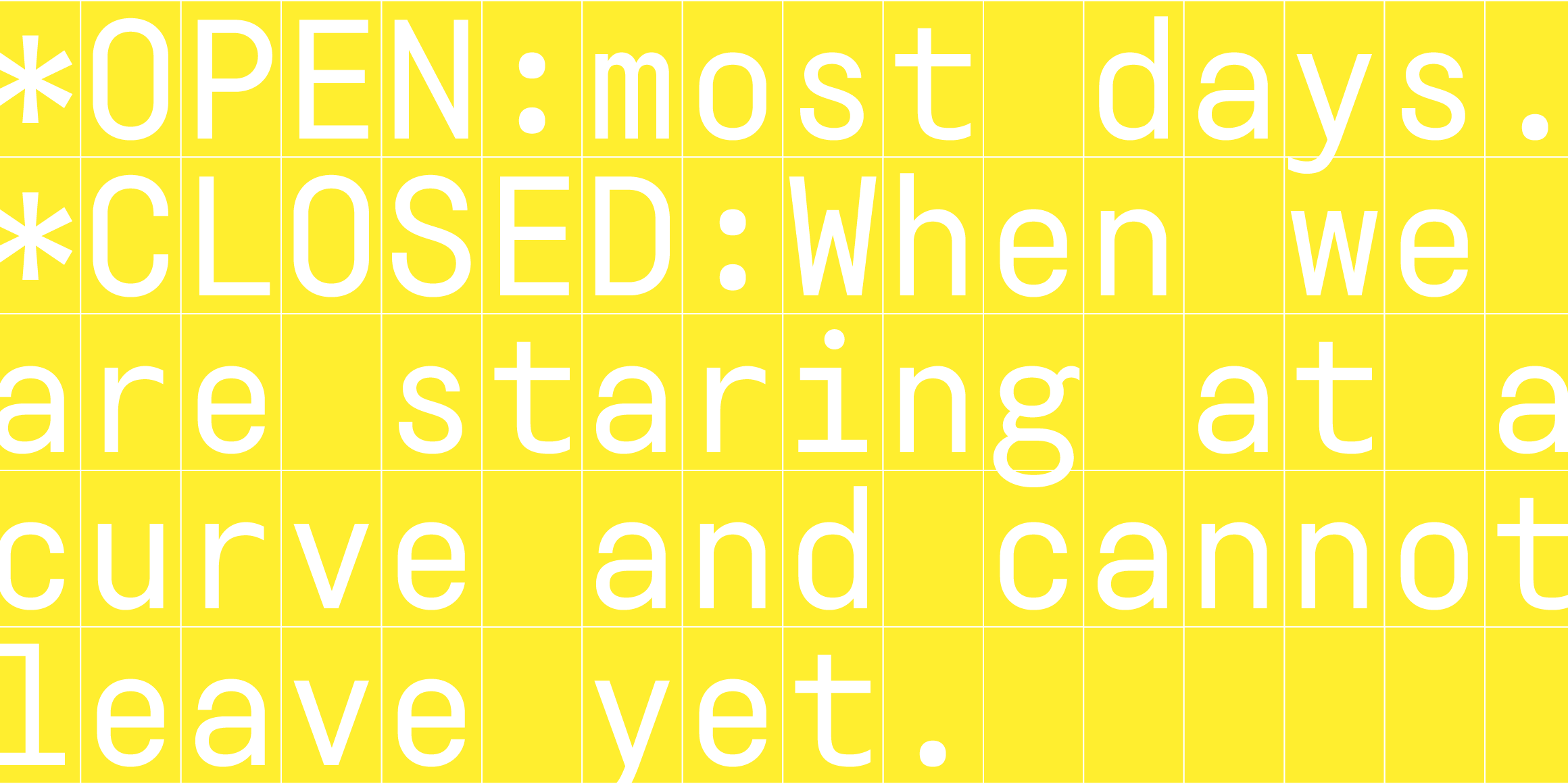 null font in use