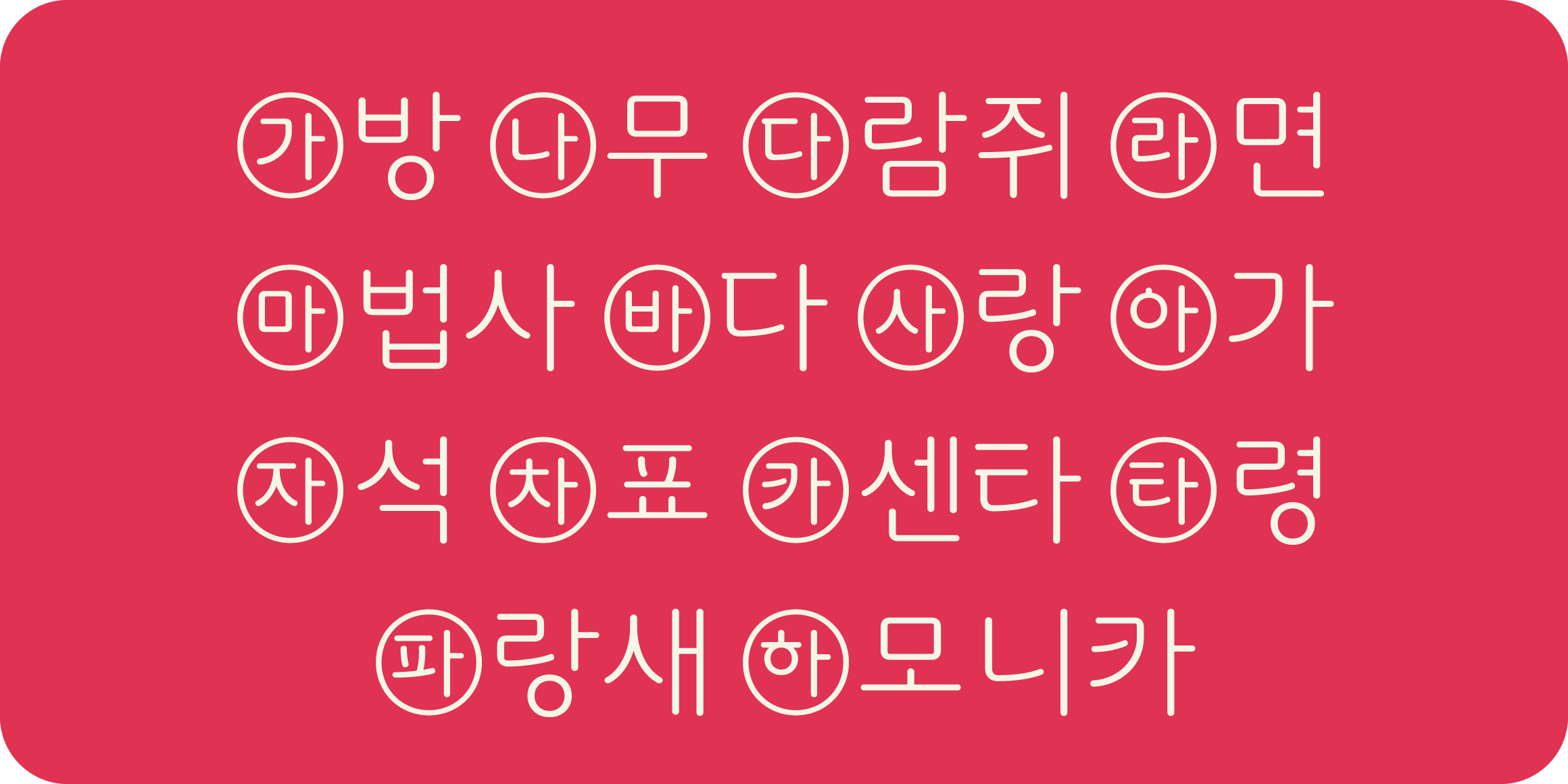 null font in use