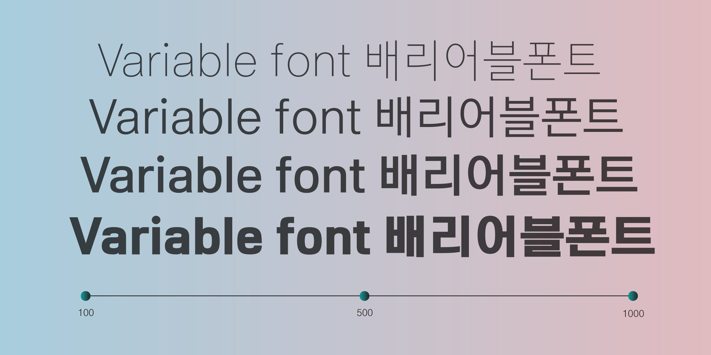 Rak-VF 고딕 Small-Big font in use