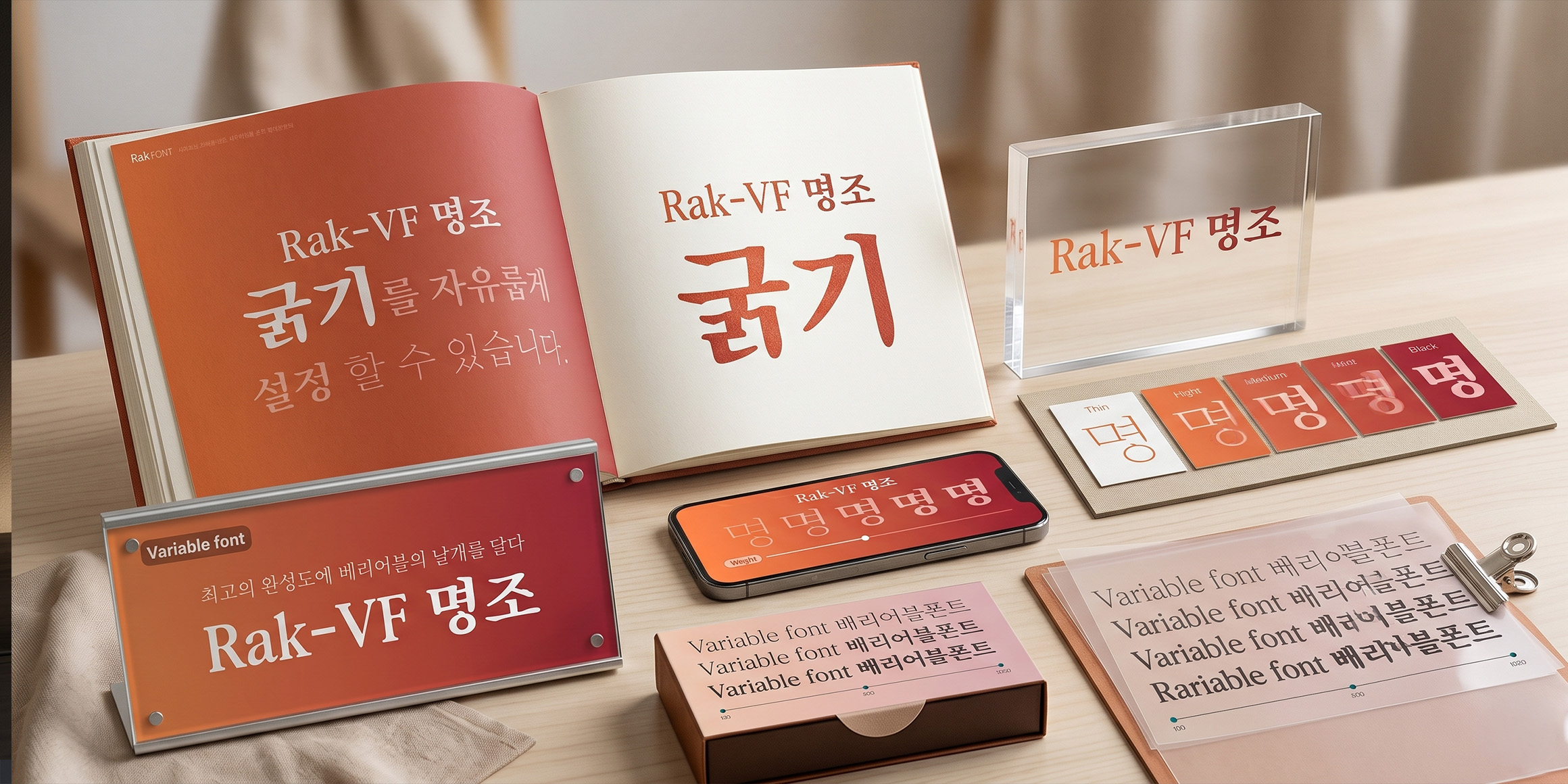 Rak-VF 명조 font in use