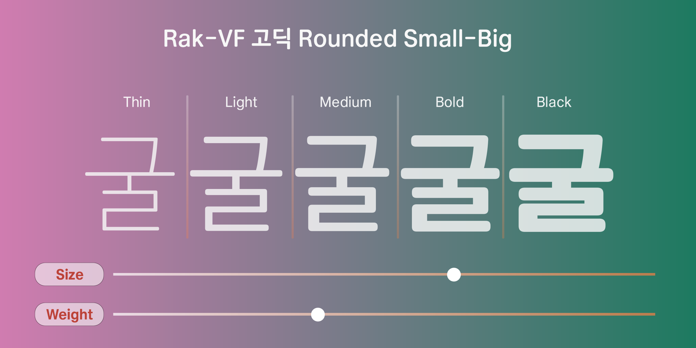 Rak-VF 고딕 Rounded Small-Big  font in use