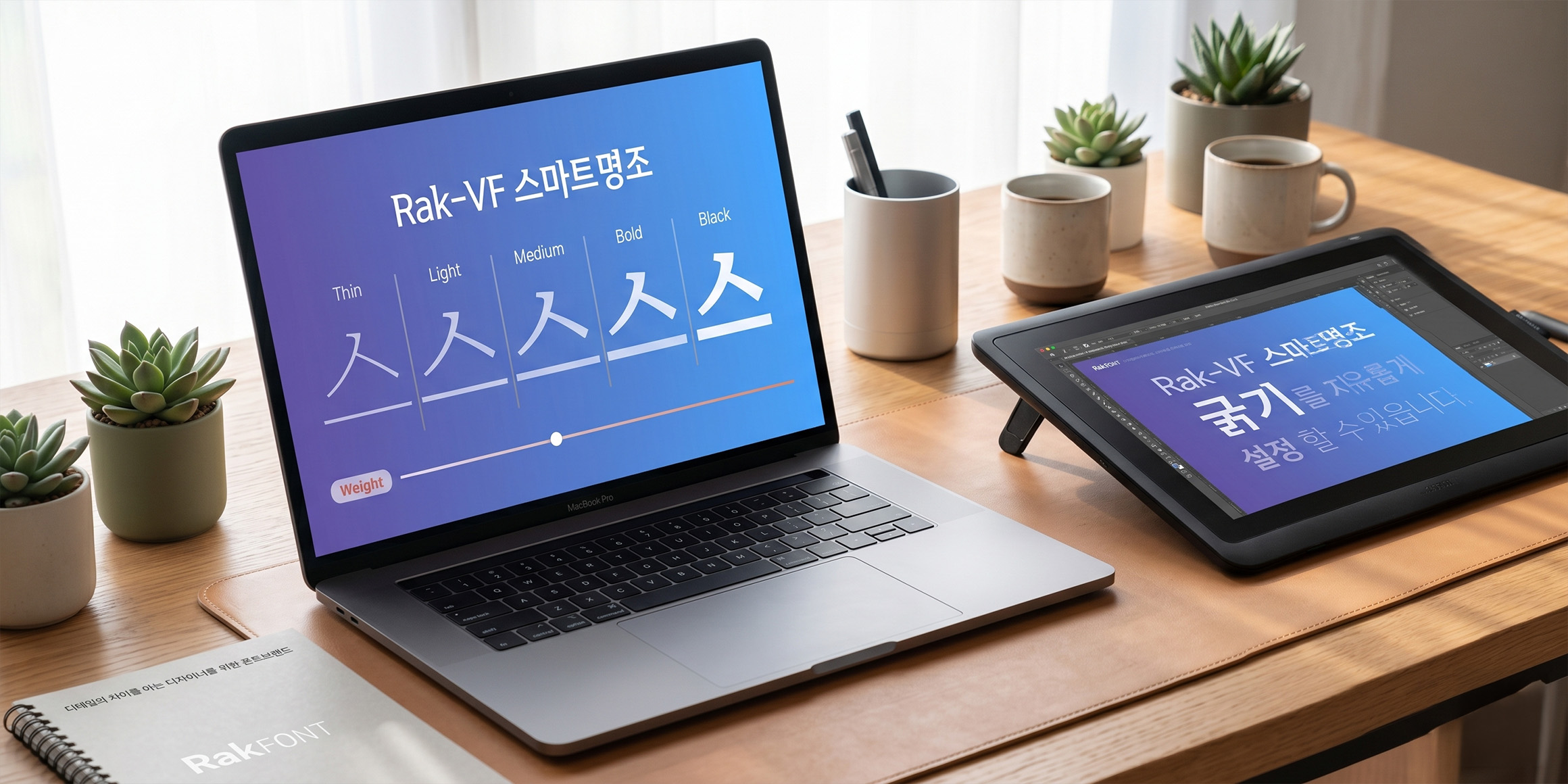 Rak-VF 스마트명조 font in use