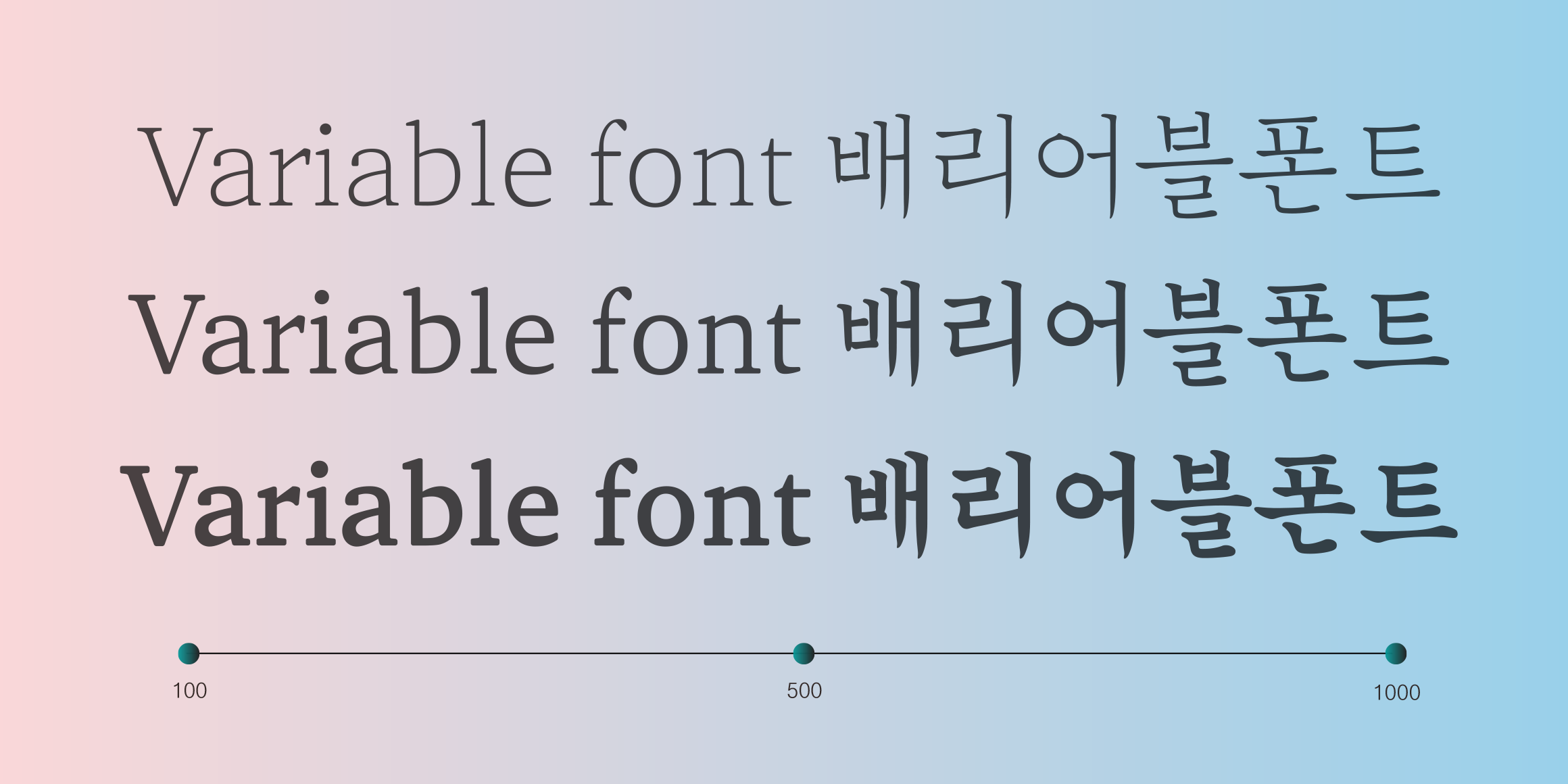 Rak-VF 퓨전궁서 font in use