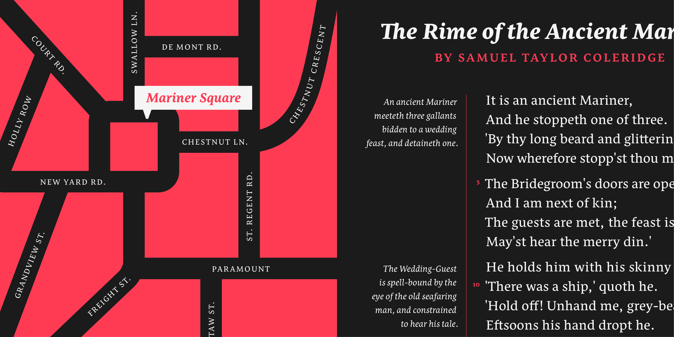 Nassim Latin font in use