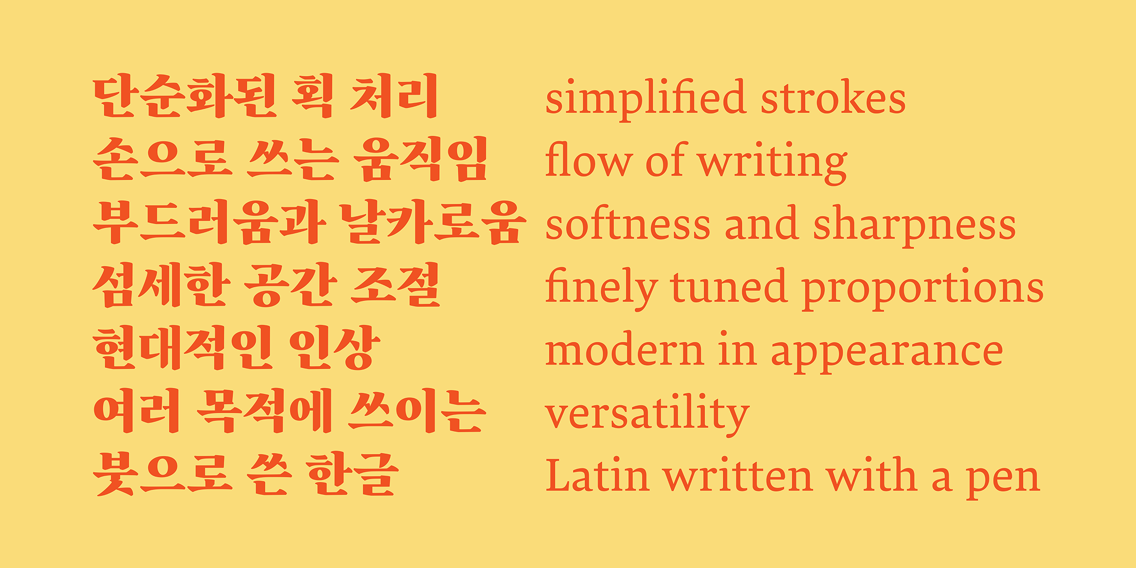 Sandoll 라바 font in use