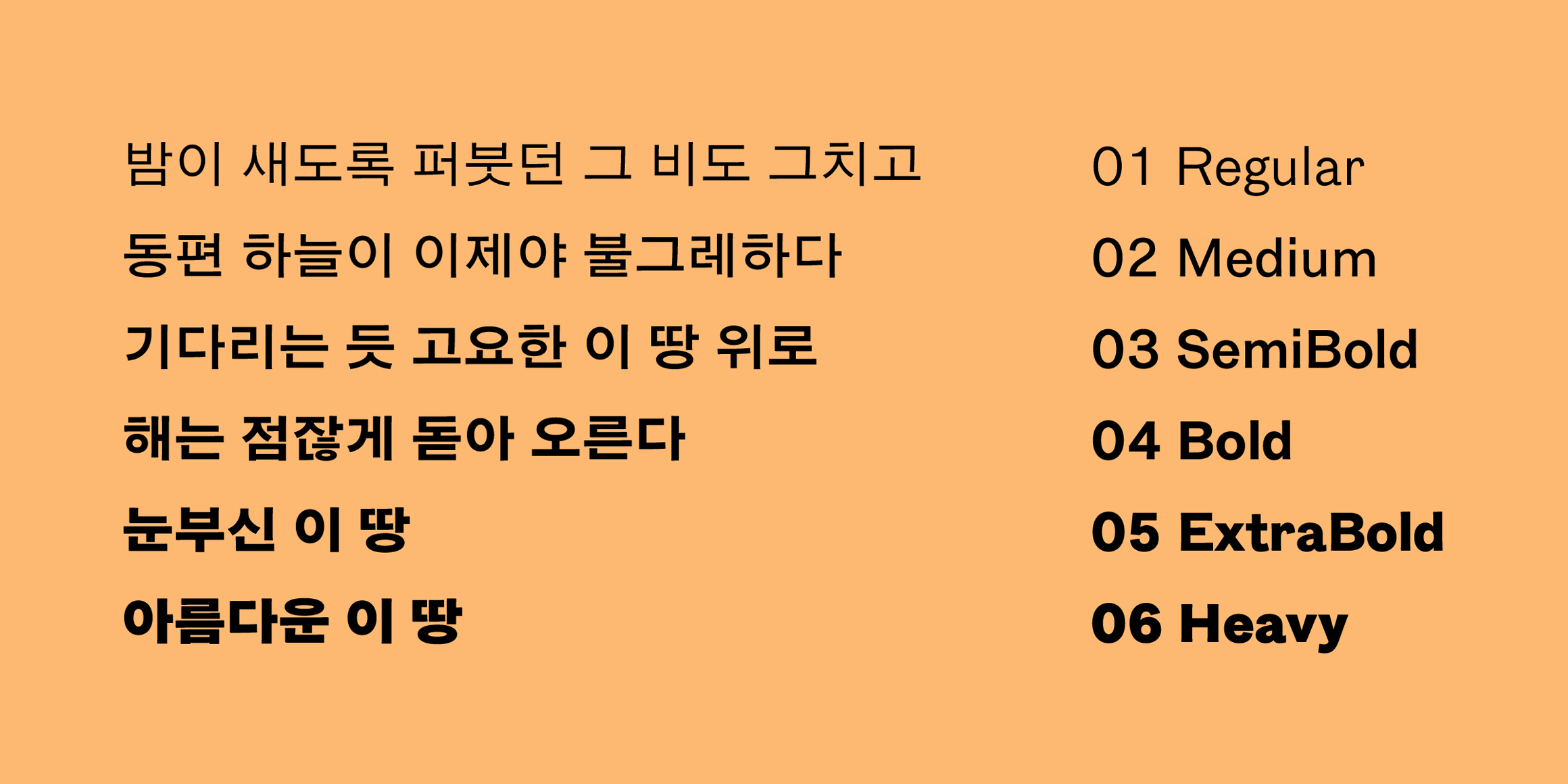 SD 초양2 font in use
