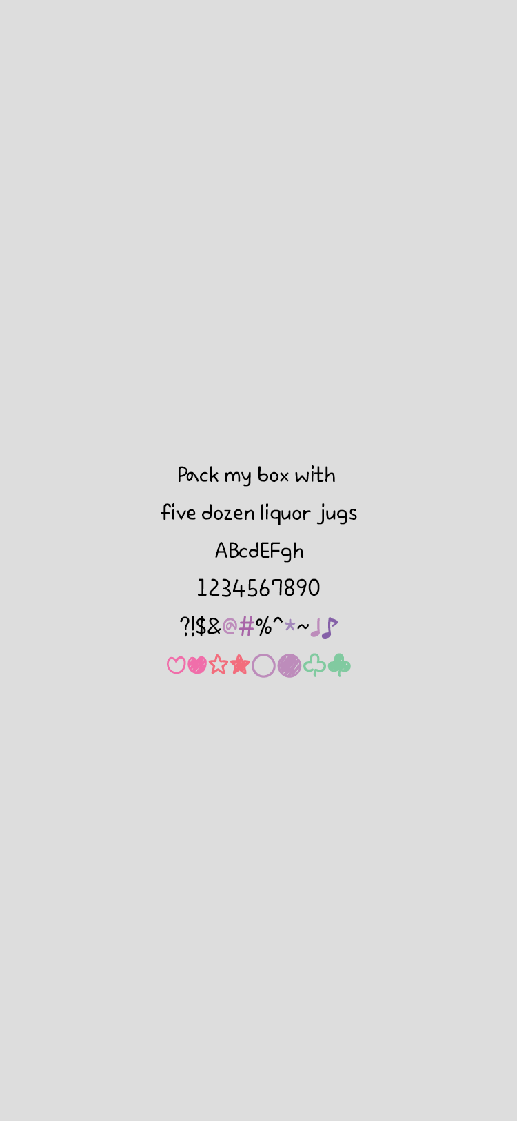 Ah 기적같은일 font in use