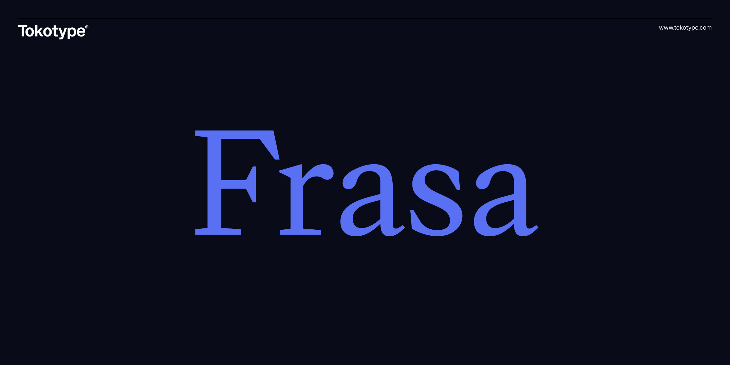 Frasa font in use