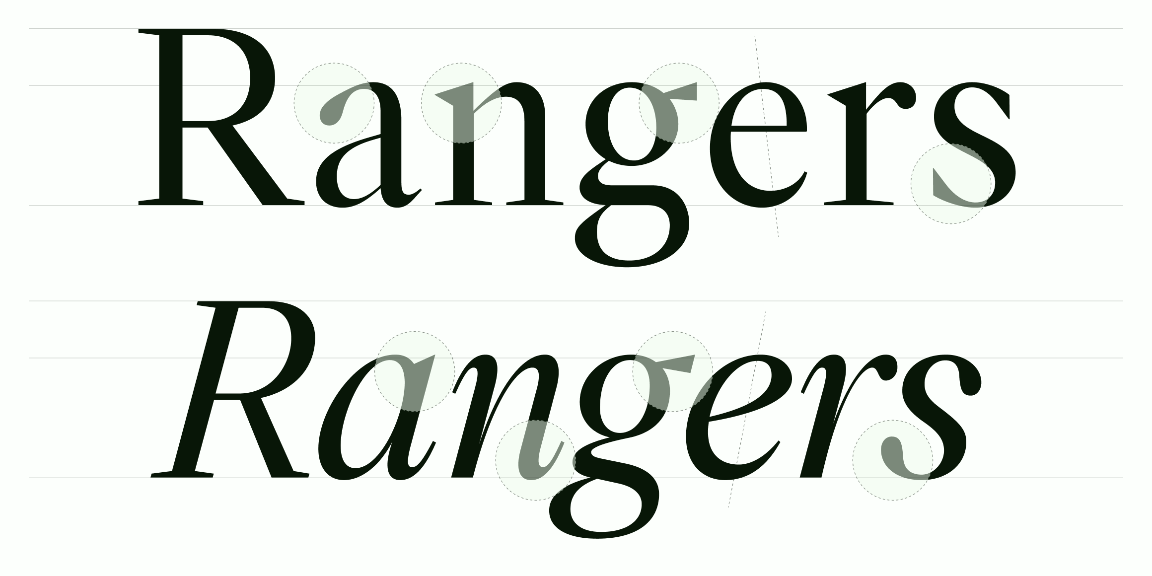 Frasa Display font in use