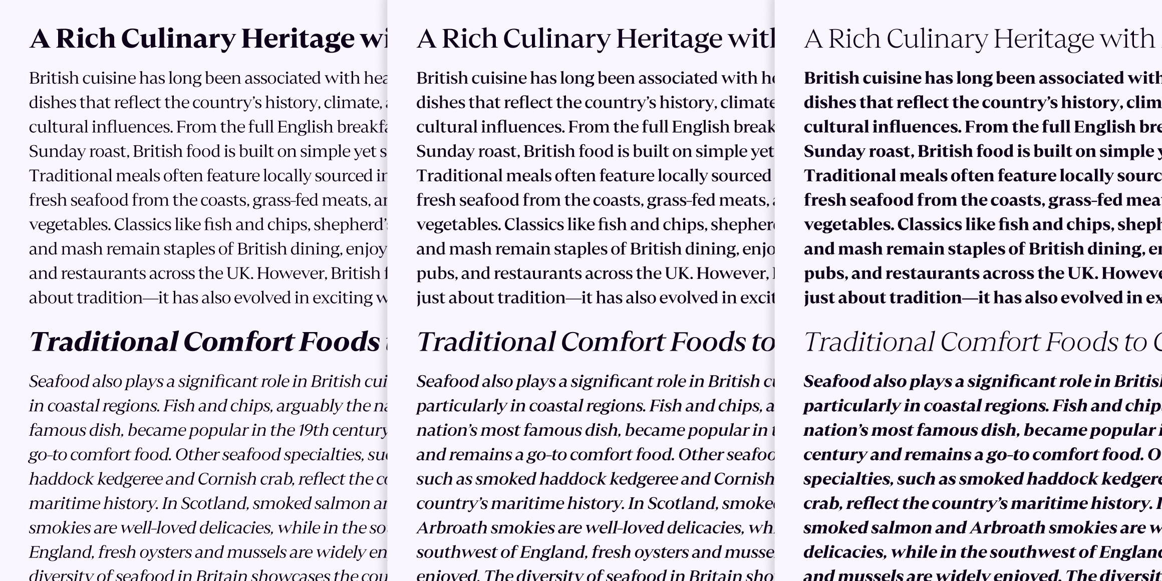 Leksikal Serif font in use