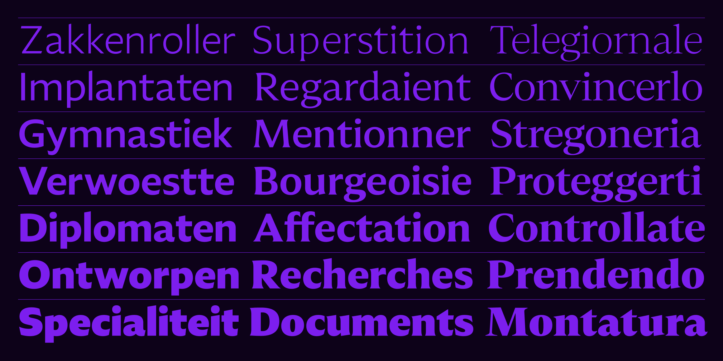 Leksikal Serif font in use