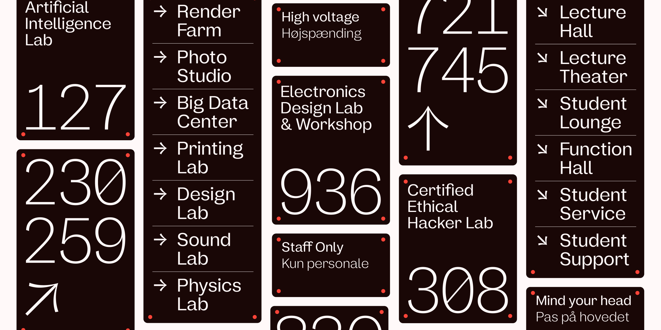 Nomina font in use