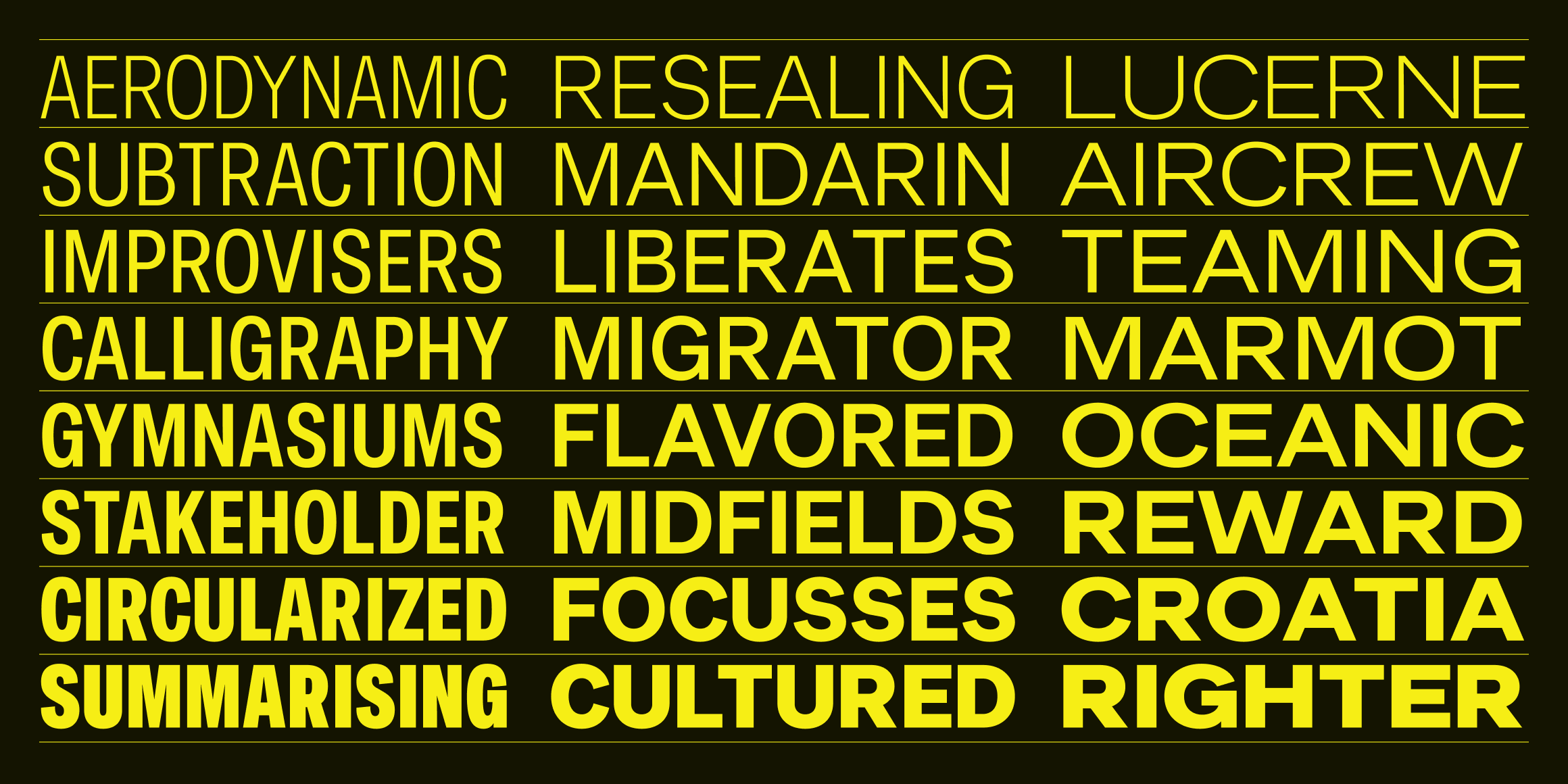 Sinar Grotesk font in use