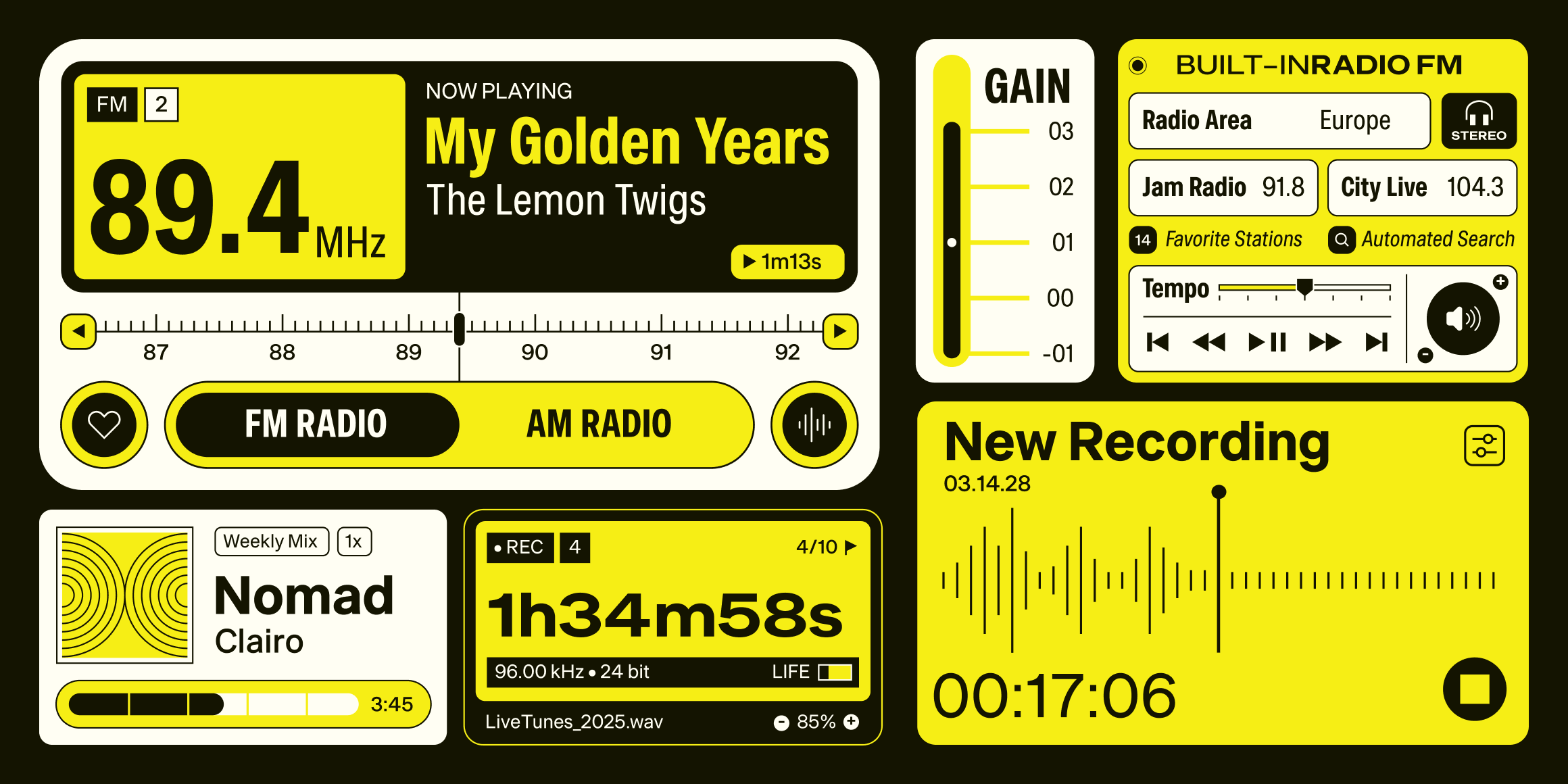 Sinar Grotesk font in use