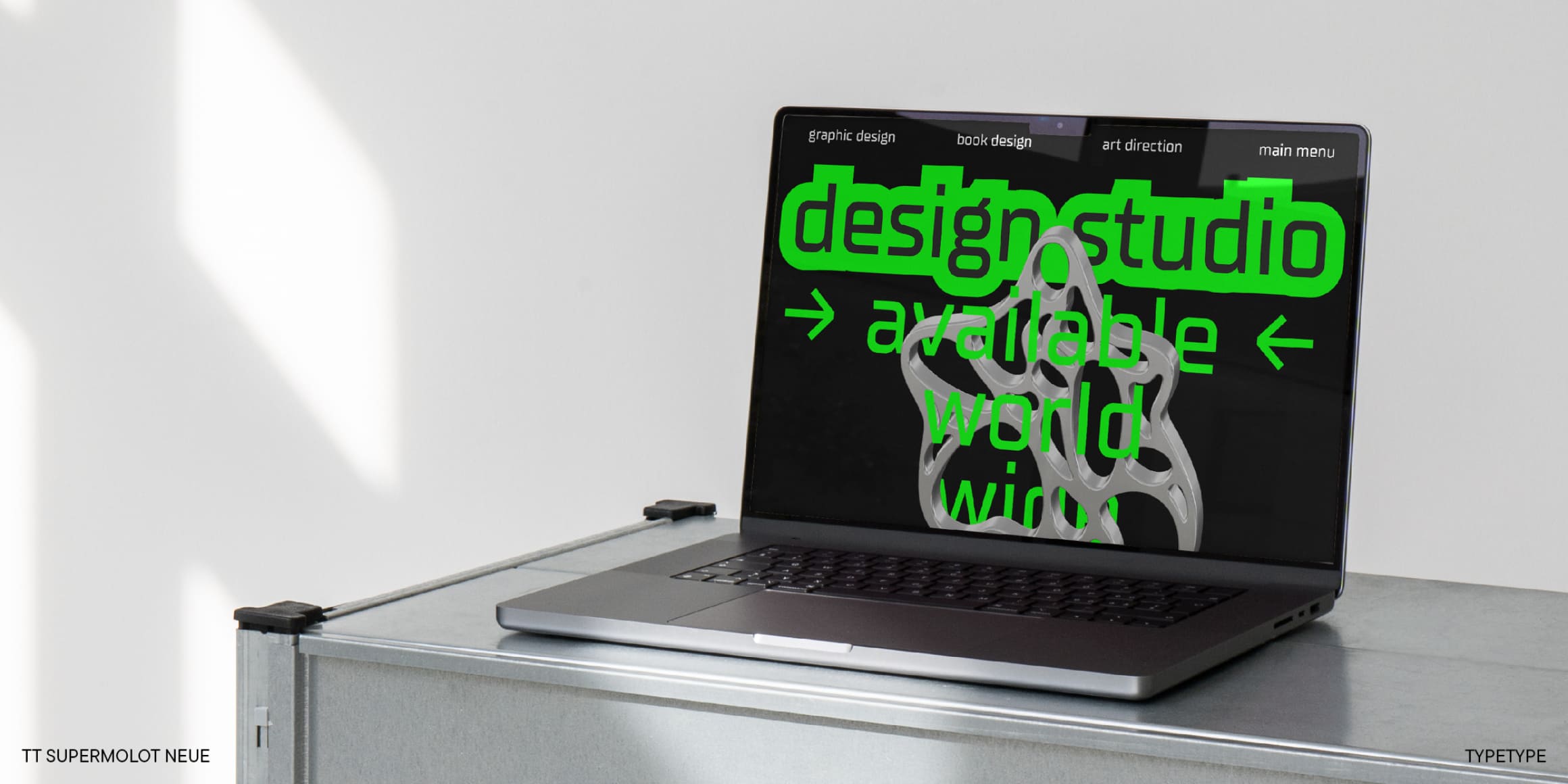 TT Supermolot Neue Basic font in use