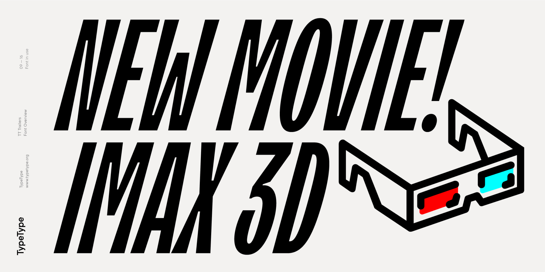 TT Trailers Basic font in use