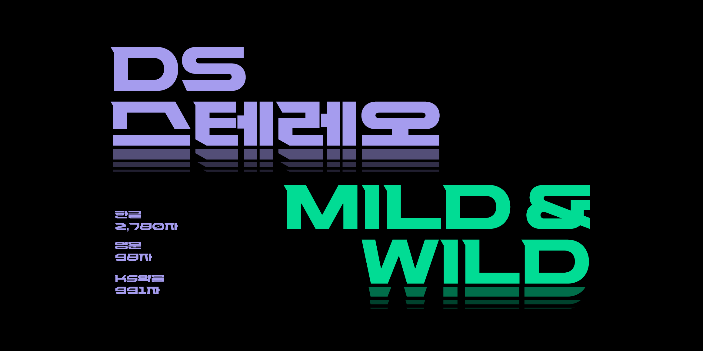 DS 스테레오 font in use