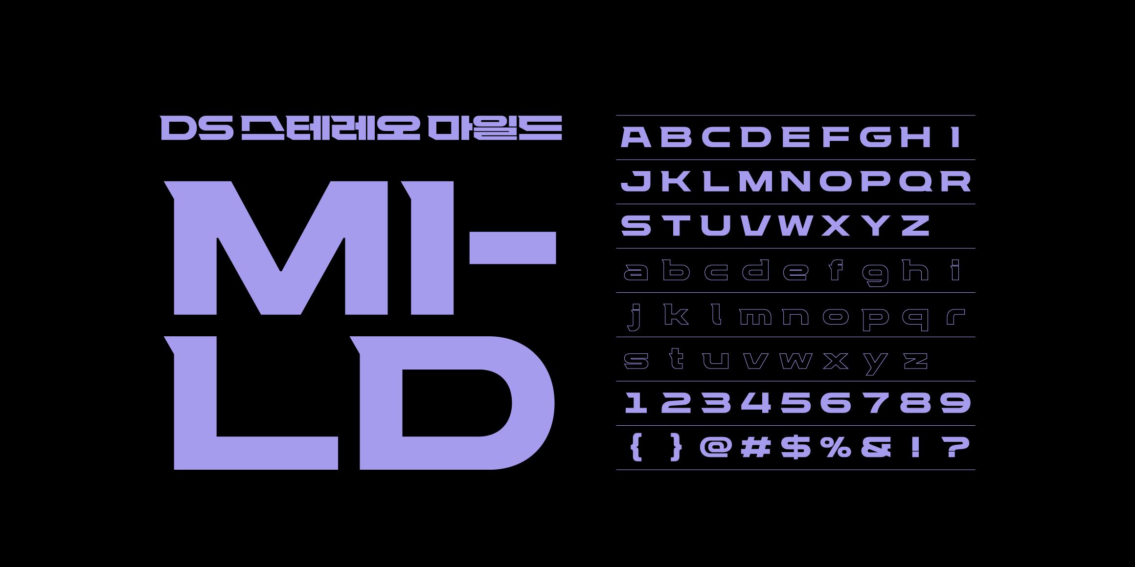 DS 스테레오 font in use