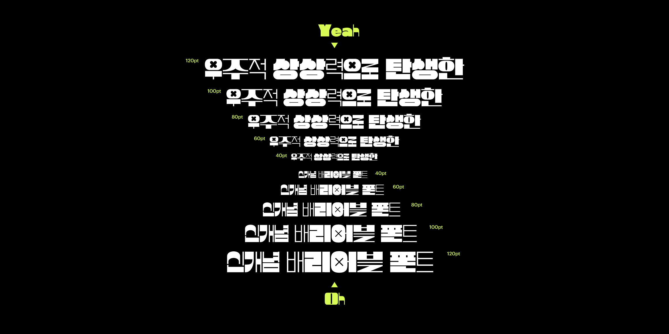 DS 엉뚱상상 Variable font in use