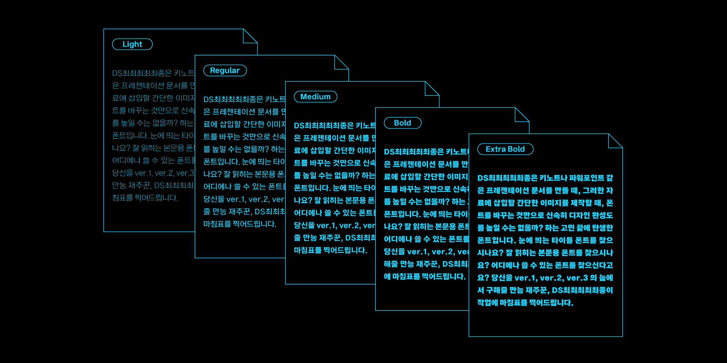 DS EndEndEnd font in use