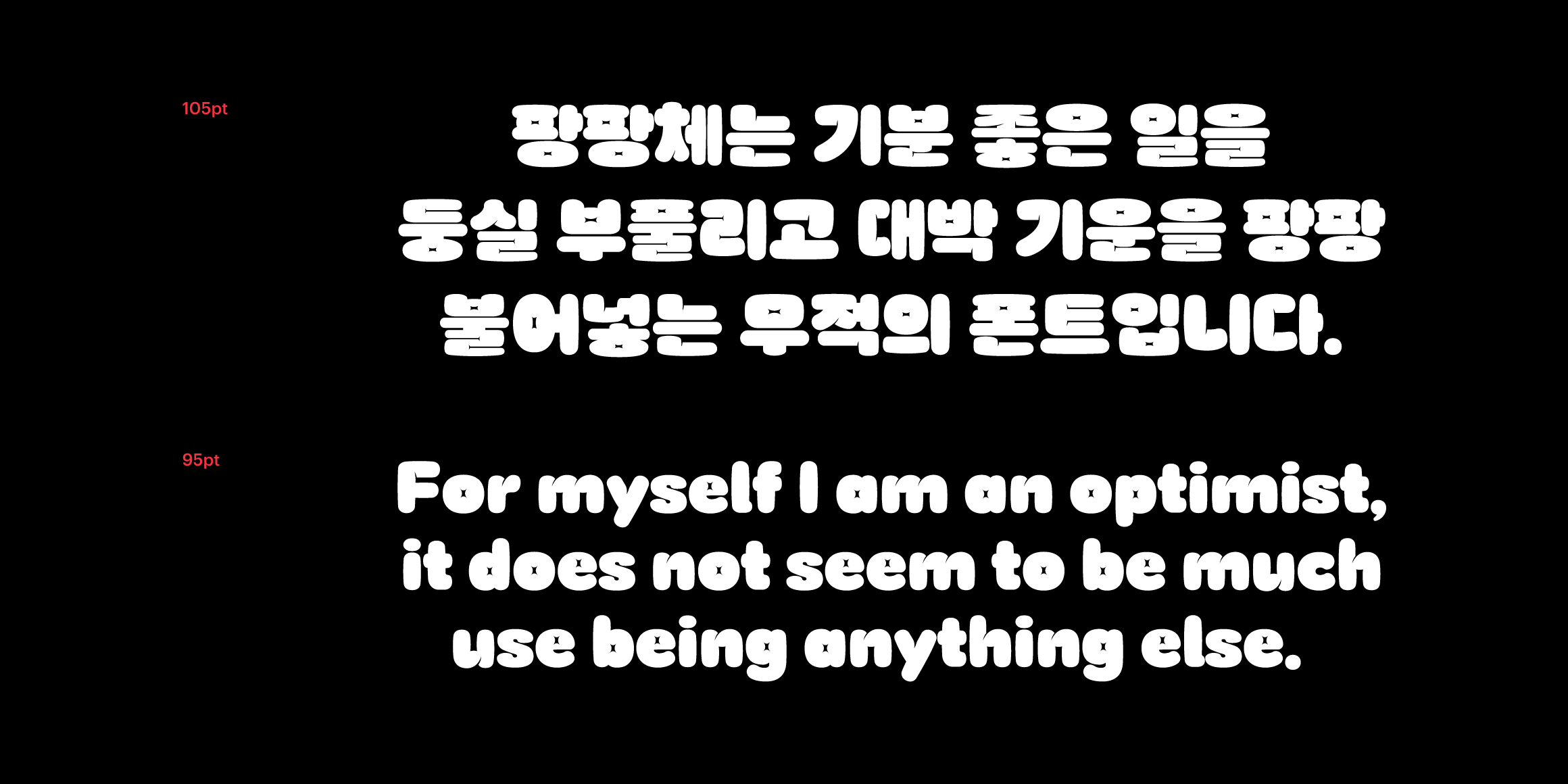 DS 팡팡 font in use