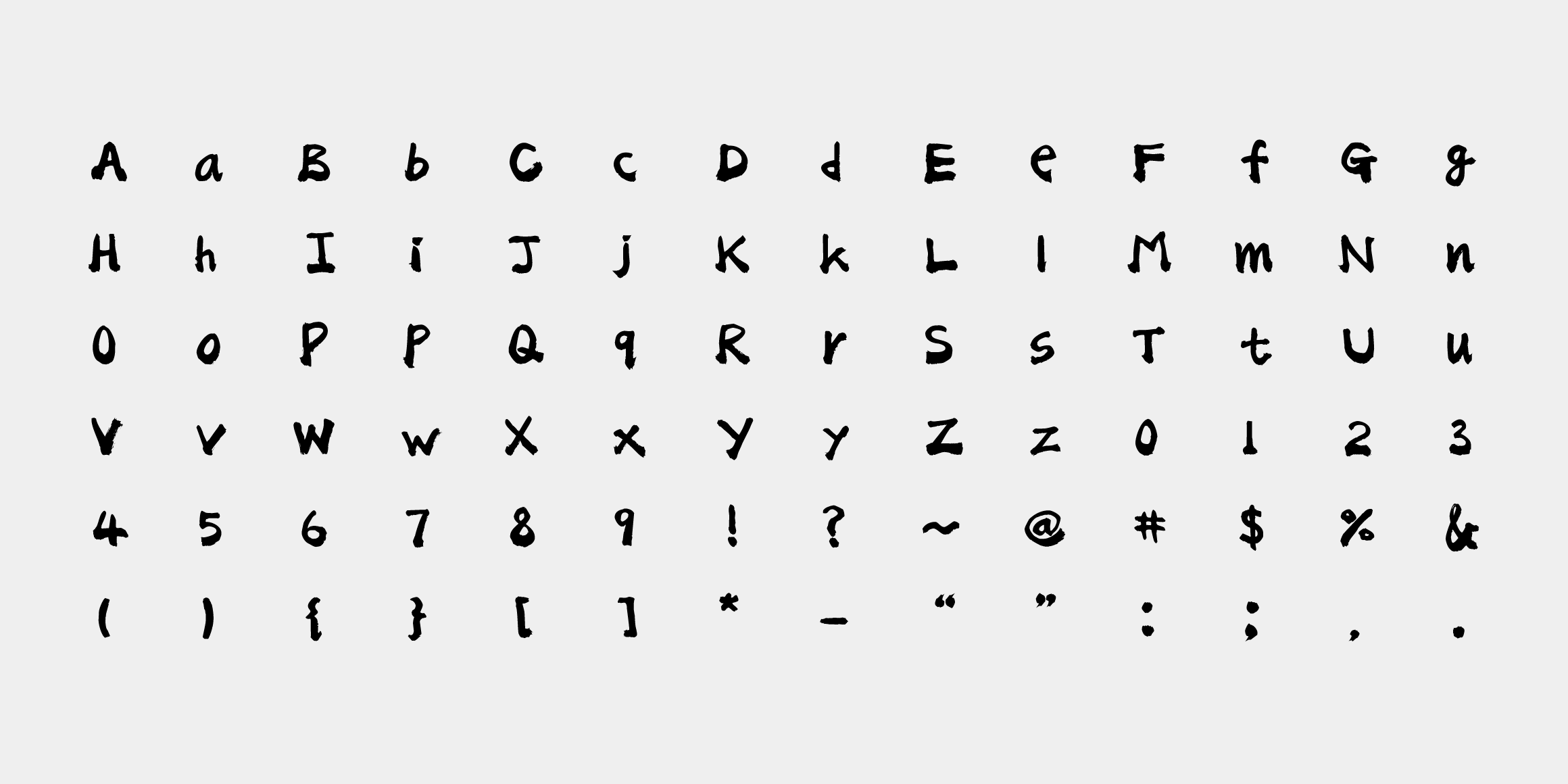 Yoon Dan font in use