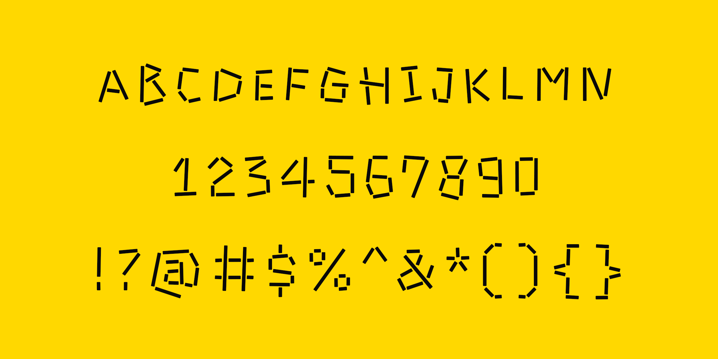 STM Playground font in use