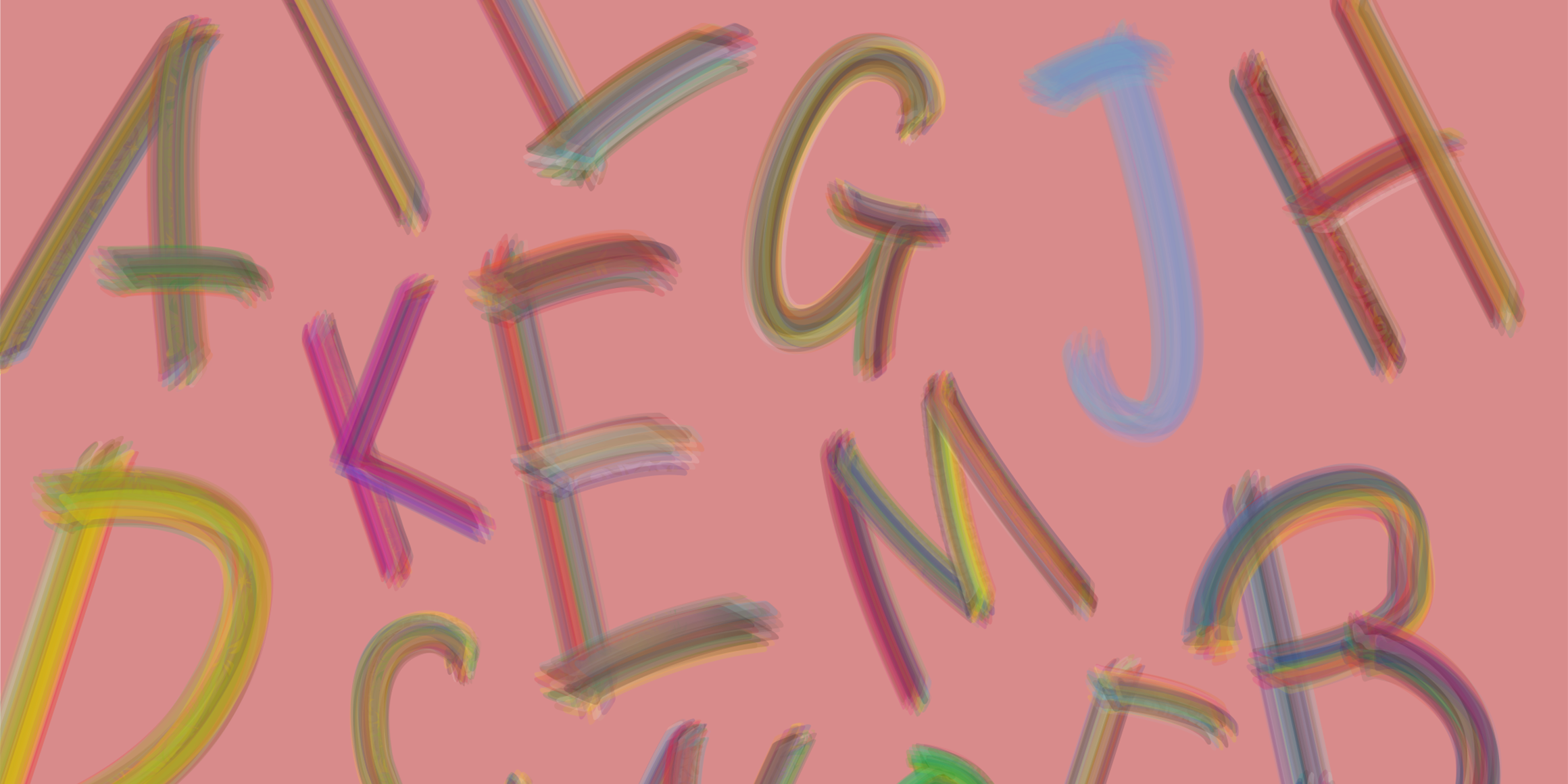 STM ScribblingBrush font in use