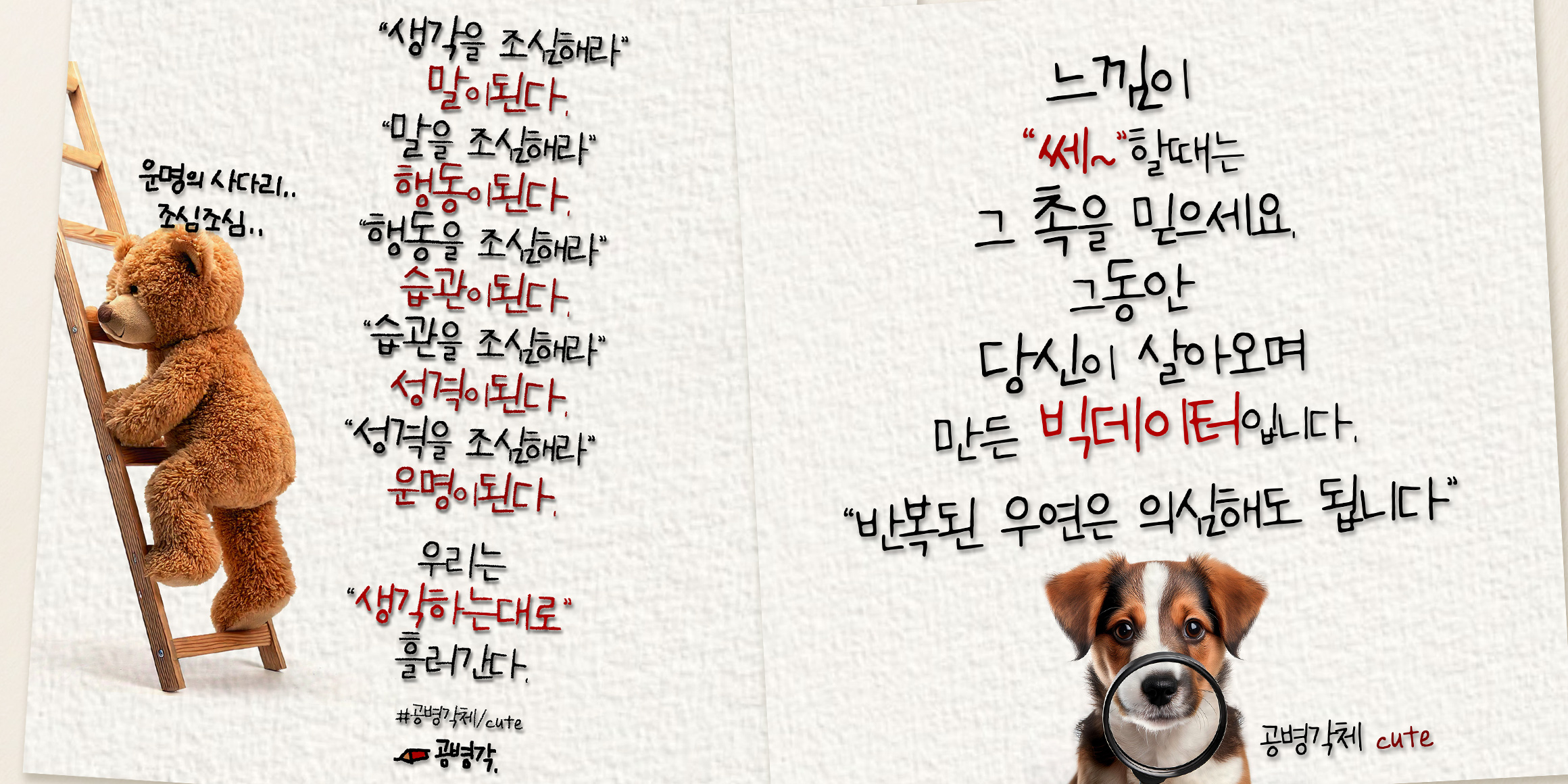 75 공병각 귀엽게 font in use