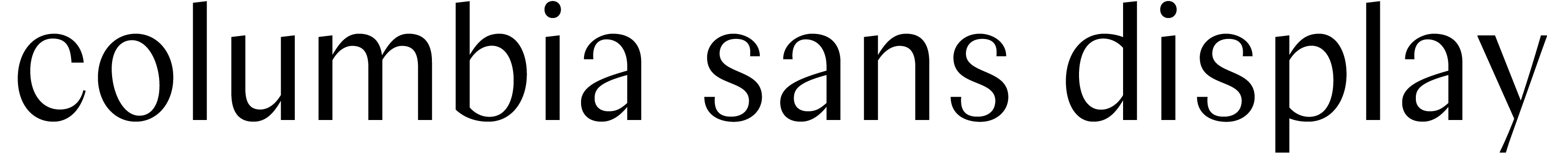columbia_sans_display 타이틀