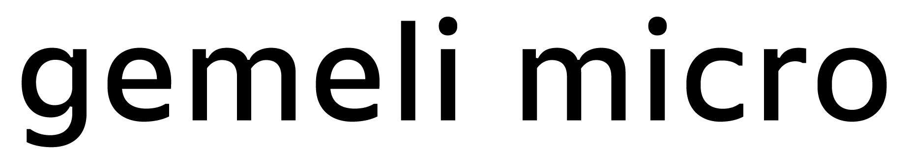Production Type Gemeli Micro