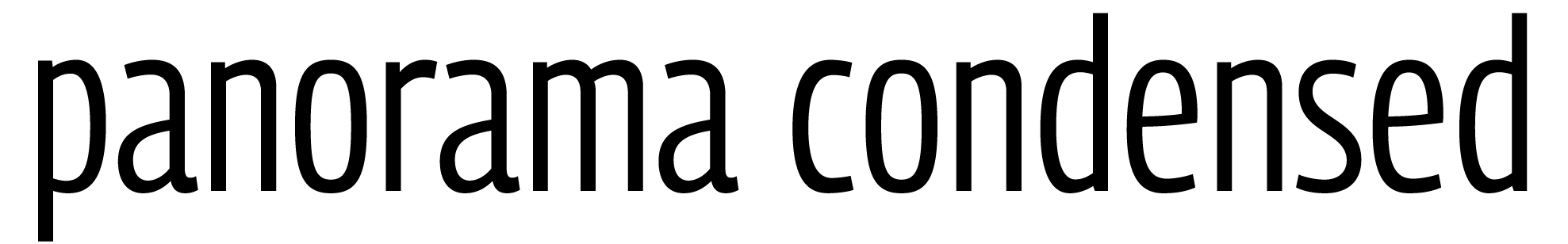 Production Type Panorama Condensed