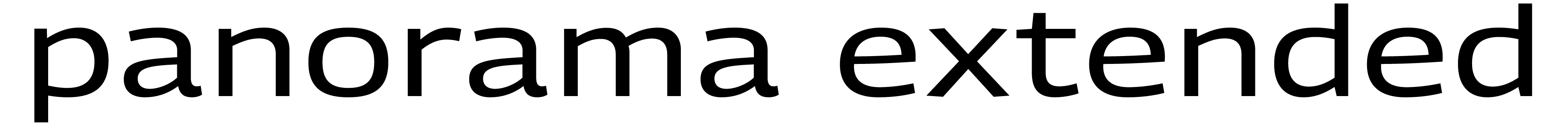 Production Type Panorama Extended