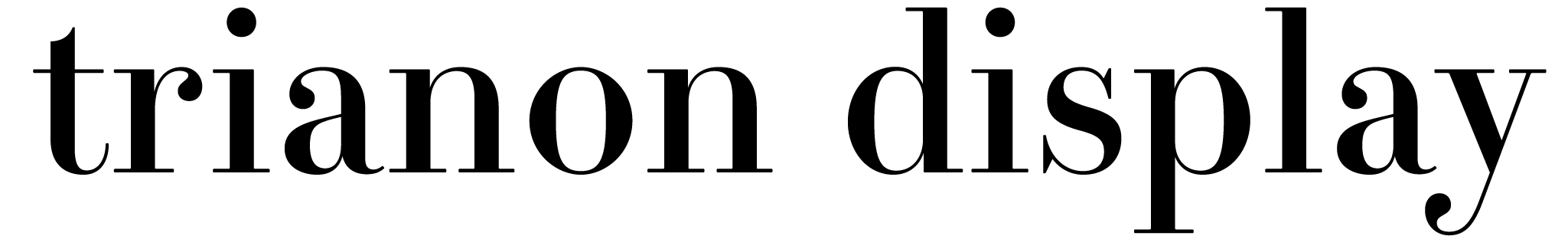 trianon_display 타이틀