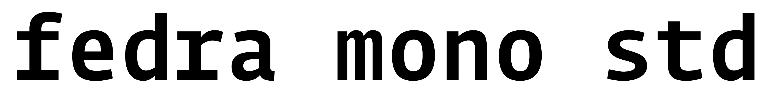 Fedra Mono Std