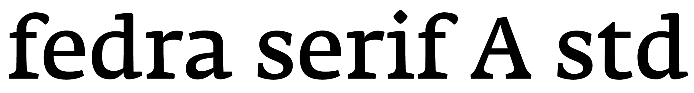 Fedra Serif A Std