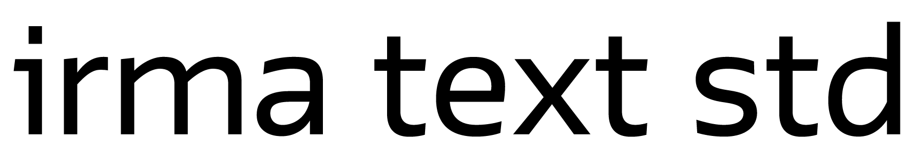 Irma Text Std