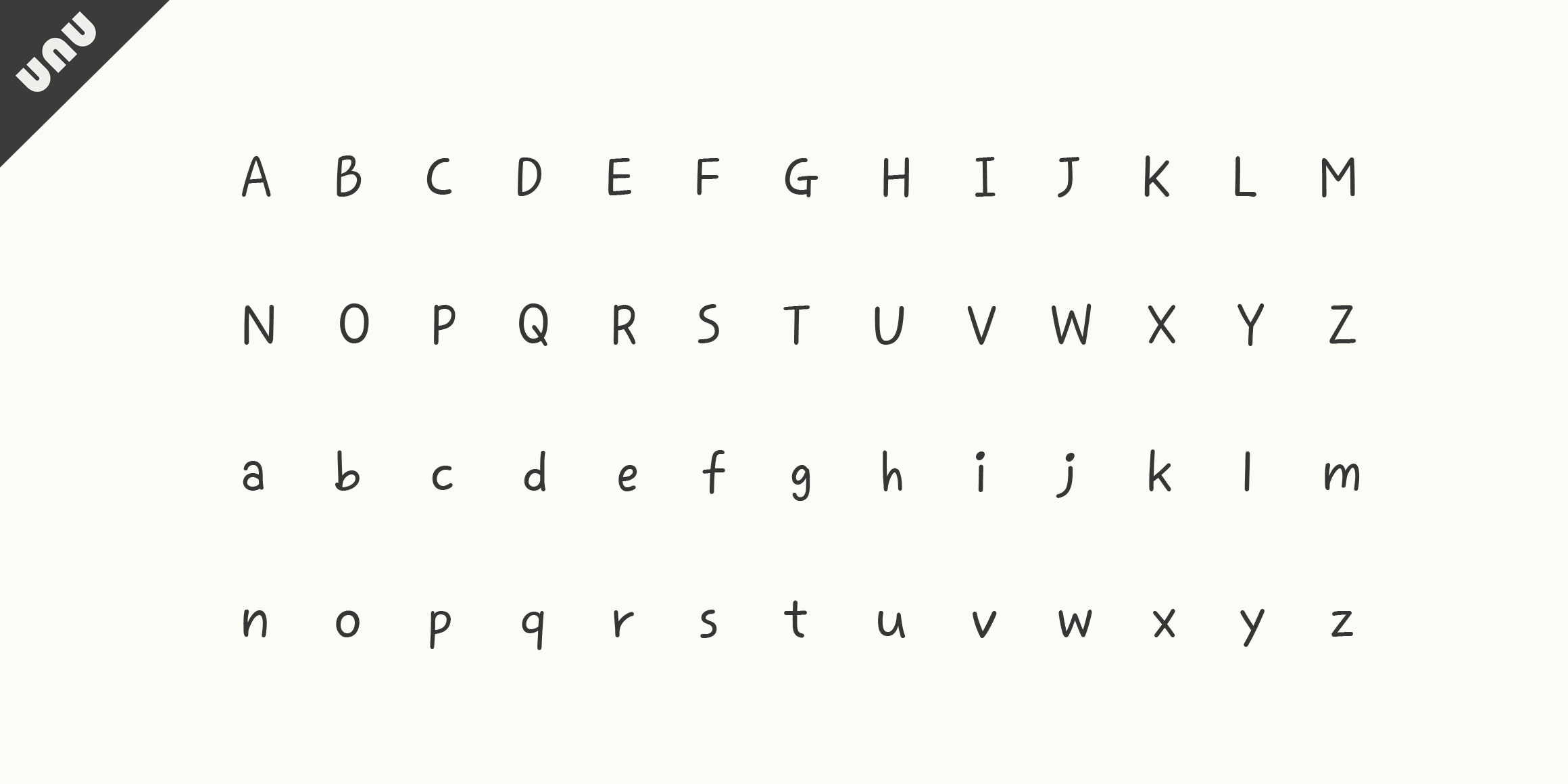 unu바람소리듣고있나요 font in use