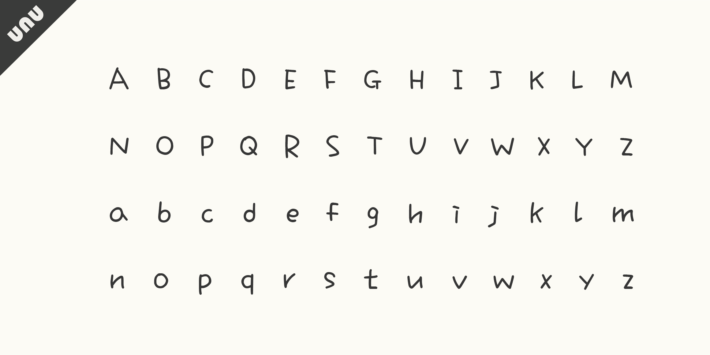 unu오늘느낌좋아 font in use